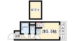 グランドコート新大阪【7階】の間取り