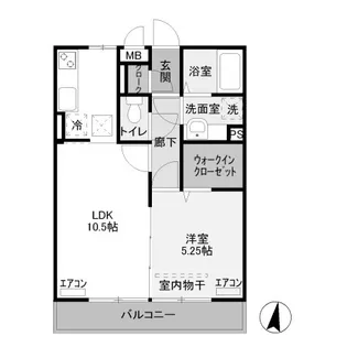 カラーズガーデン【2階】の間取り