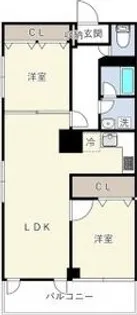 INOVE札幌南7条【7階】の間取り