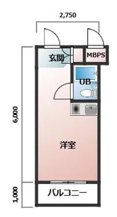 ダイアパレス蒔田第参【1階】の間取り