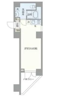 オープンブルーム東新宿【8階】の間取り