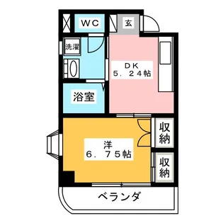 さくらマンション【7階】の間取り