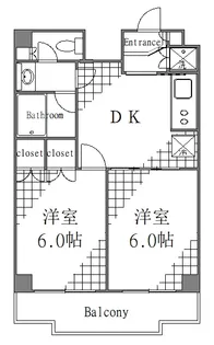 東京都墨田区千歳3【マンション】の間取り