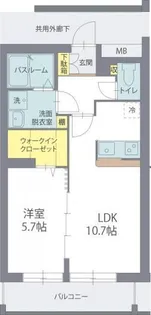 グリーンヒルズWEST I【3階】の間取り