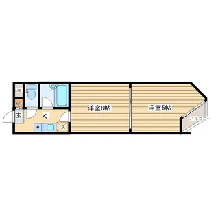 バリュー大和町【4階】の間取り