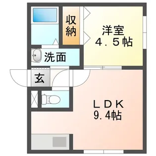 CLASS大町【4階】の間取り