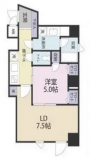 NOZY赤坂【5階】の間取り