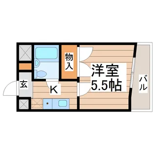 グレイスハイツ長町【3階】の間取り