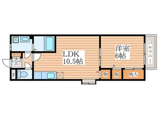 メゾンドプランタンV【1階】の間取り