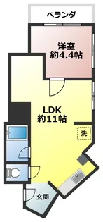 清和マンション【2階】の間取り