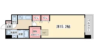 NORTH VILLAGE BIRTH PLACE 本館【6階】の間取り