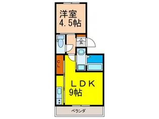 パッセーラ・エフ【3階】の間取り