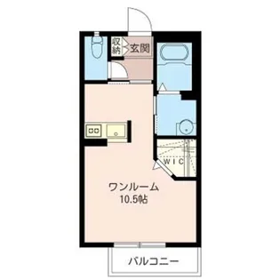 レオーネ本町A【2階】の間取り