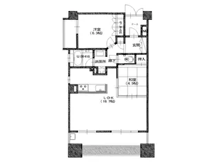 守口ミッドサイト文禄ヒルズザレジデンス【10階】の間取り