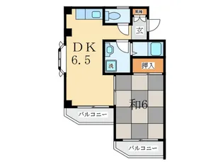 ライフイン瑞穂【2階】の間取り