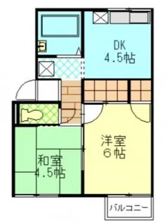 プレジール藤崎【2階】の間取り