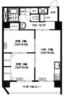 上池台マンション【5階】の間取り