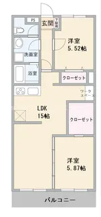 プリムローズ上尾仲町【1階】の間取り