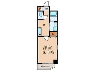 ロージュマン中曽根【1階】の間取り