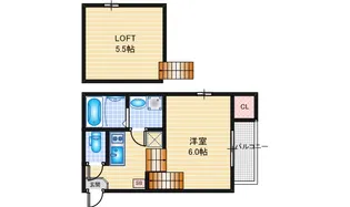 ハーモニーテラス平安II【1階】の間取り