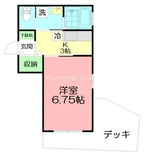 Bossa【1階】の間取り