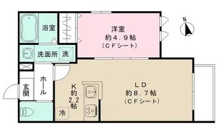 メゾン・ド・プティ【2階】の間取り