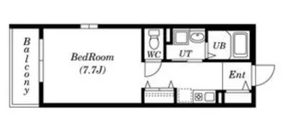 リトルフィールド蔵前【5階】の間取り