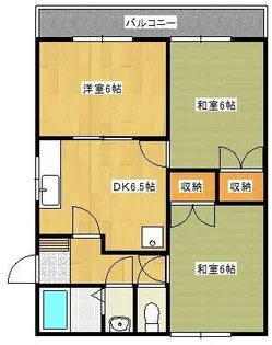 ハイツケント【2階】の間取り
