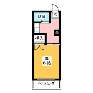 キャソレット不二ガ丘【2階】の間取り