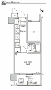 部屋番号:503【5階】の間取り