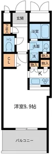 メトロタワー山下町【9階】の間取り