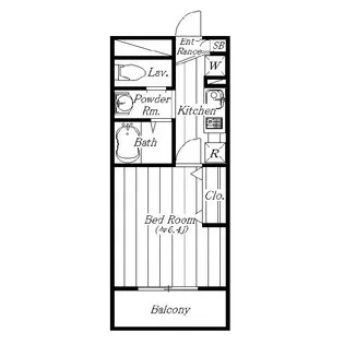 アンプルール フェール K.Yu【3階】の間取り