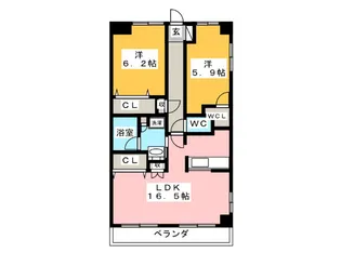 M’s house【1階】の間取り