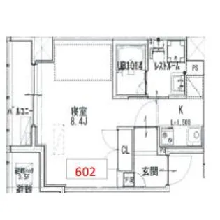 ザ・パークレジデンス京都駅前【5階】の間取り