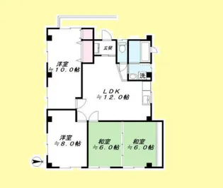 西大井6丁目竹田ビル【2階】の間取り