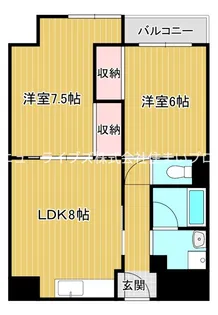 シティーライフ橋本【4階】の間取り