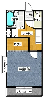 Y`sガーデンプレイス エトワール【1階】の間取り