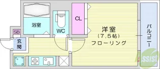 メゾンドレーヌ【3階】の間取り