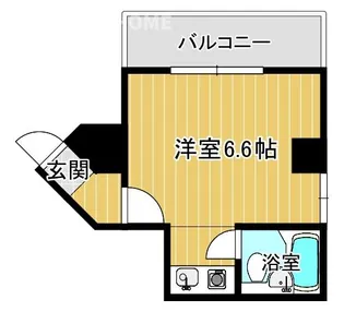 第2アヴィタシオンARAGANE【6階】の間取り