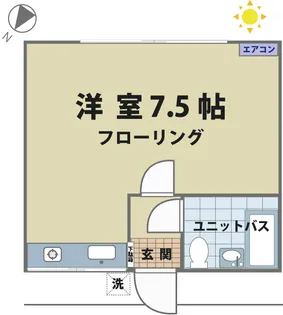 浦野ハイツ【2階】の間取り