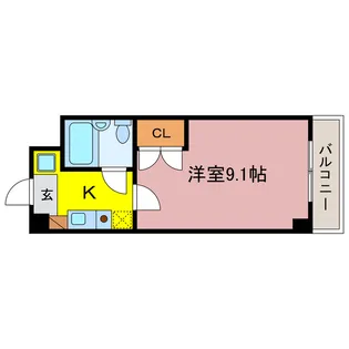 石山IVY HEIGHT【1階】の間取り