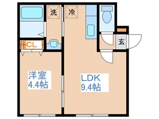 ヌーン澄川【3階】の間取り