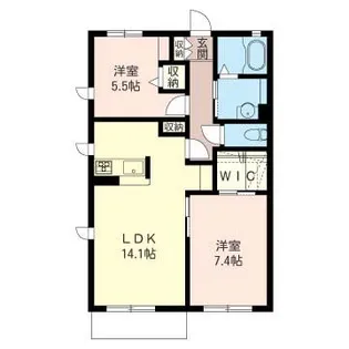 Green villa【1階】の間取り