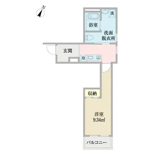 Holidays新川崎【3階】の間取り