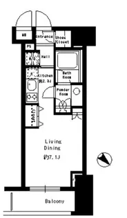 パークルージュ赤坂檜町【2階】の間取り