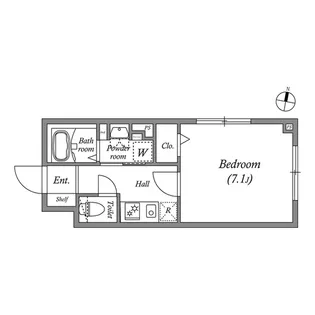PASEO渋谷本町【1階】の間取り