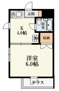 メゾンピエールIII【1階】の間取り