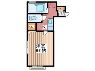 千波コ-ポ【2階】の間取り