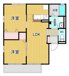 クレールソフィア【1階】の間取り