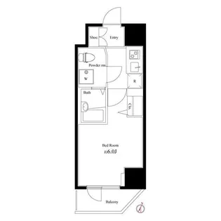 ハーモニーレジデンス池袋#003【6階】の間取り